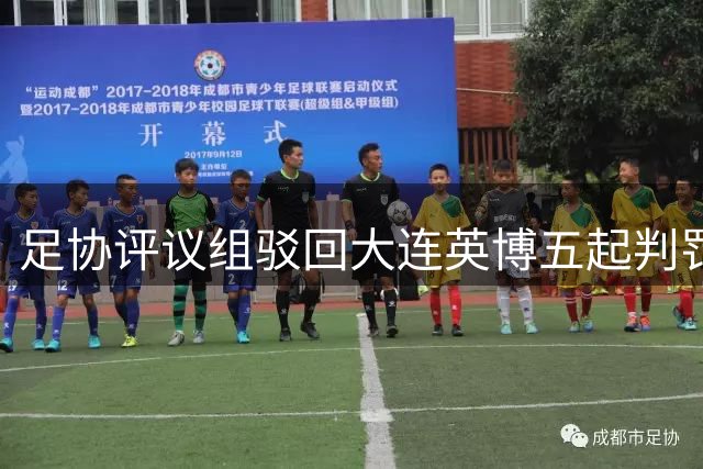 足协评议组驳回大连英博五起判罚申诉